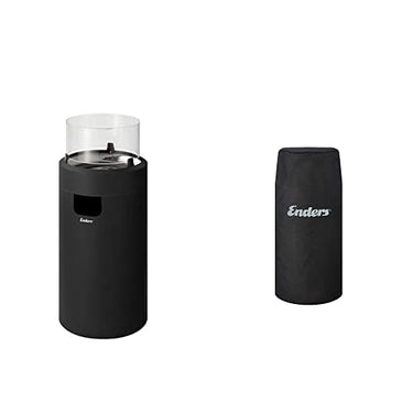 Enders 5600 Feuerstelle NOVA LED M, Schwarz + Wetterschutzhülle M, Schwarz im Sale